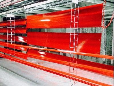 Ankara İç Mimarlık Özel Üretim Metal Panel Boya Aşaması