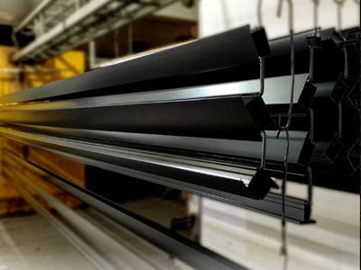 Mimari Dekorasyon İçin Özel Üretim Siyah Metal Profiller Ankara