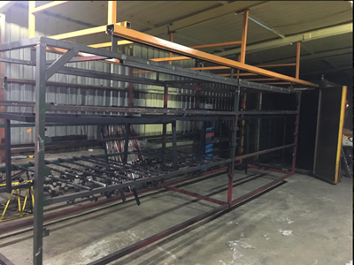 Özel Üretim Mimari Metal Elektrostatik Boya Hattı Ankara