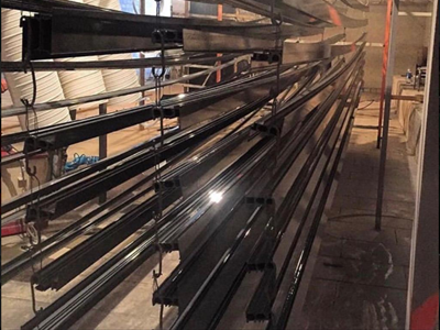 İç Mimari Tavan ve Cephe İçin Siyah Metal Profil Üretimi Ankara