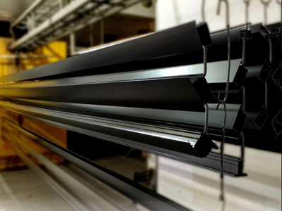 Ankara Mimari Tavan ve Duvar İçin Siyah Büküm Metal Profiller