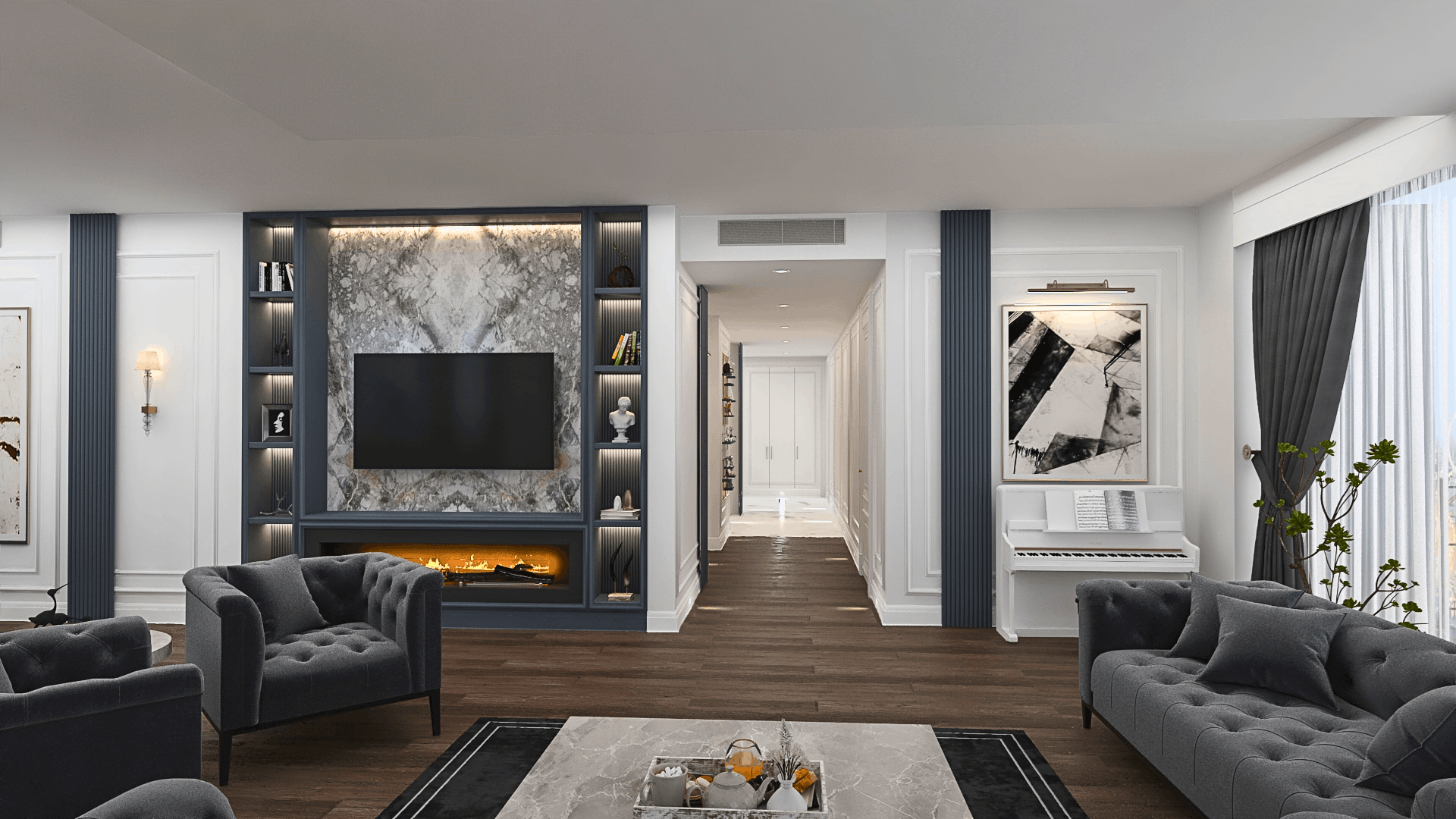 SOFA Grup İç Mimarlık Ankara Ofisi Çankaya, Ankara, Portakal Çiçeği Rezidans Projesi