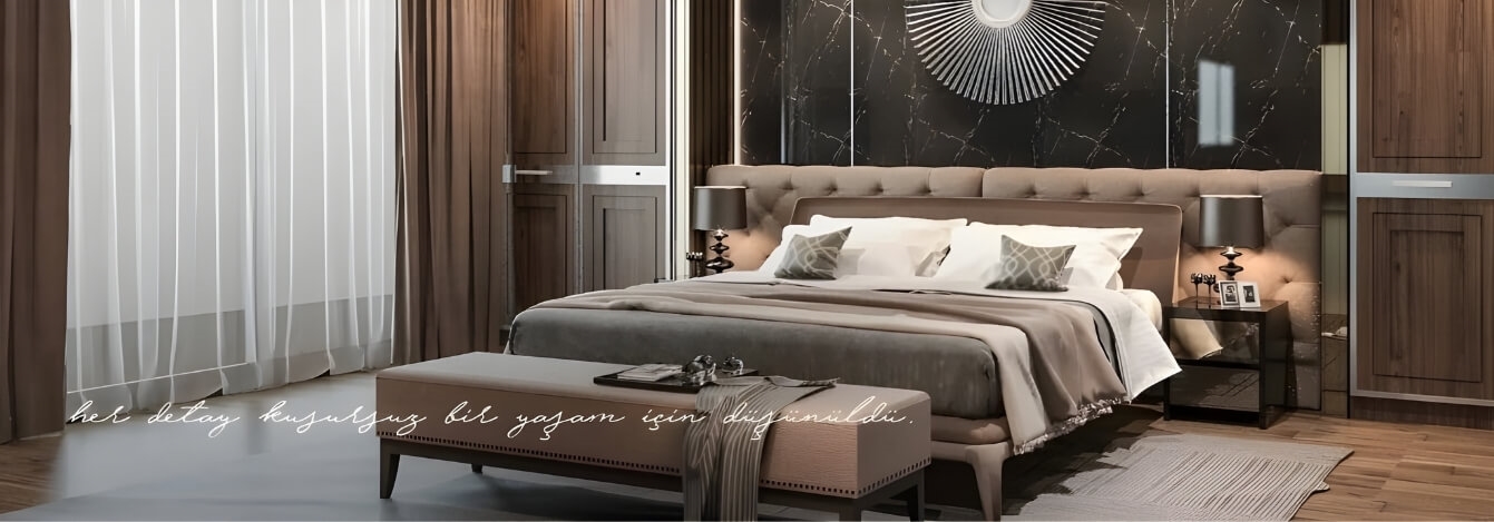 Lüks Ebeveyn Yatak Odası Tasarımı | Özel İç Mimari Çözümler