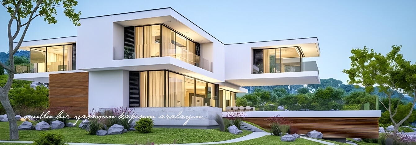 Modern Villa Dış Cephe Tasarımı ve Mimari Proje | Sofa Grup